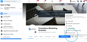 inviter ses amis à aimer la page facebook