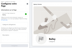 Choisir le nom de sa page facebook
