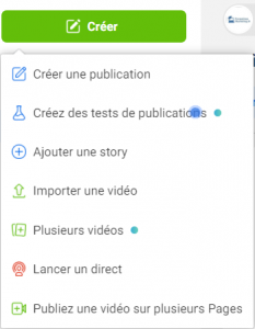 Créer une publication sur le Creator Studio