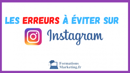Les Erreurs à éviter sur instagram