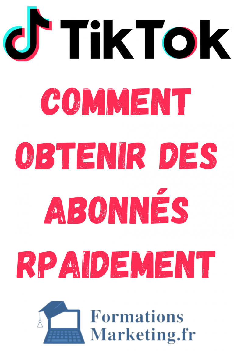 4 Techniques De Pro Pour Avoir Des Abonnés Rapidement Sur TikTok FormationsMarketing.Fr