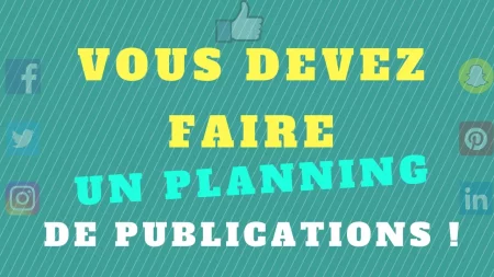 planning de publications sur les réseaux sociaux