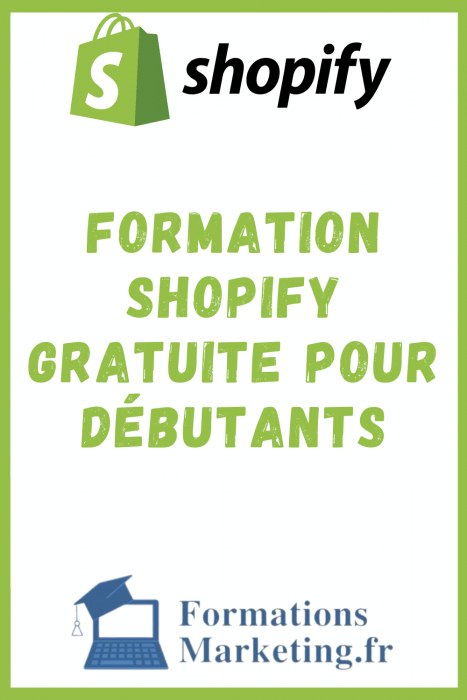 Formation Shopify Gratuite pour débutants