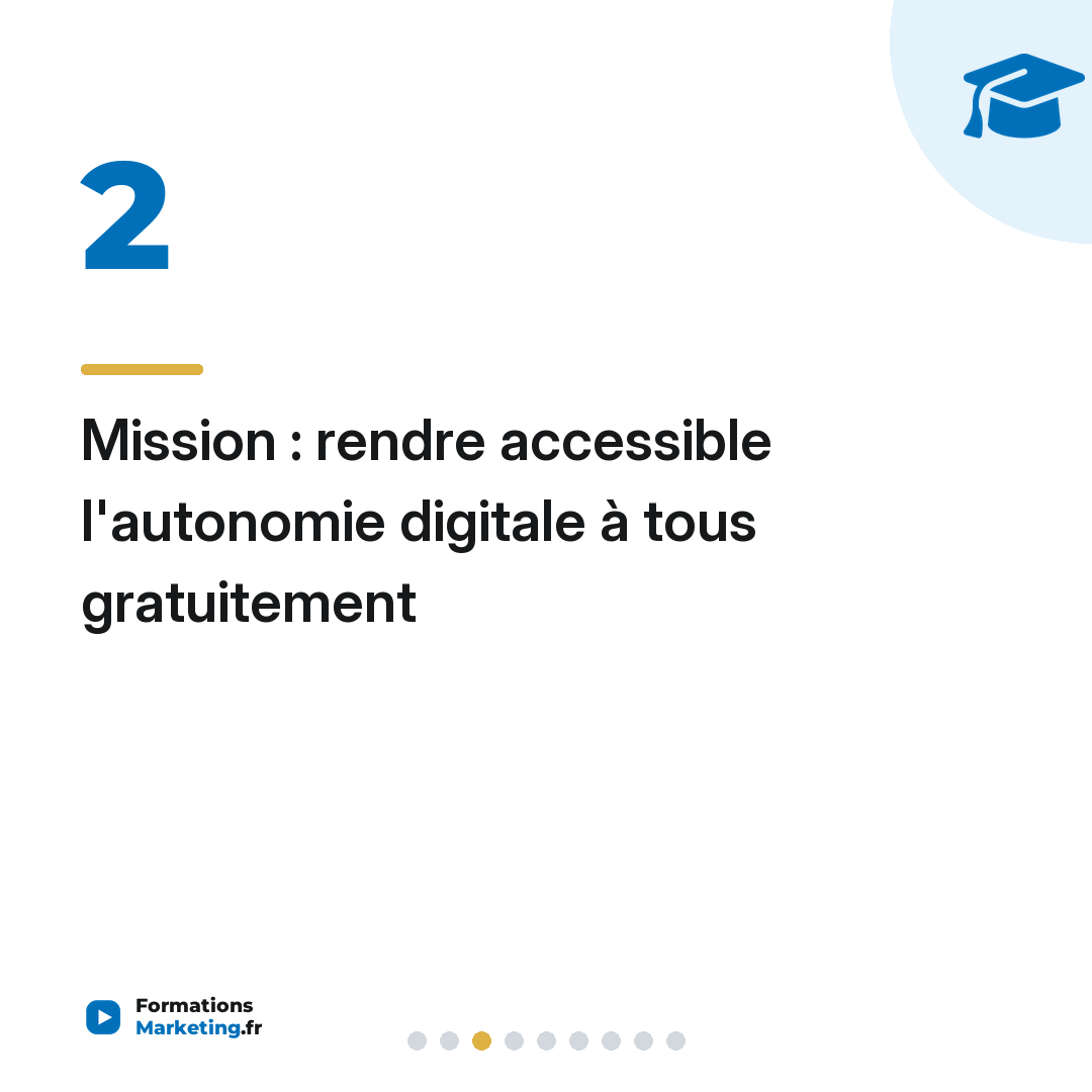 Mission : rendre accessible l'autonomie digitale à tous gratuitement