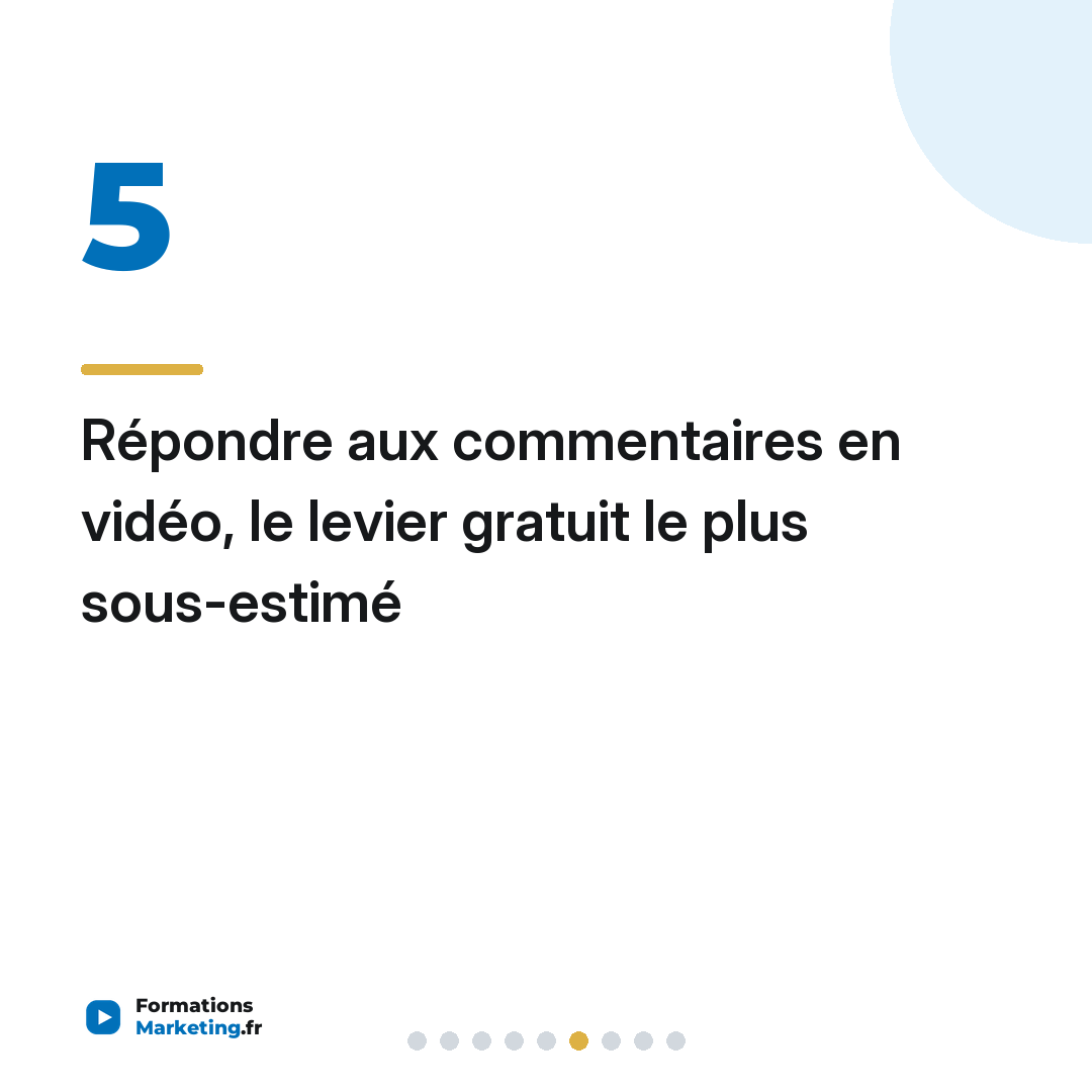 Répondre aux commentaires en vidéo, le levier gratuit le plus sous-estimé