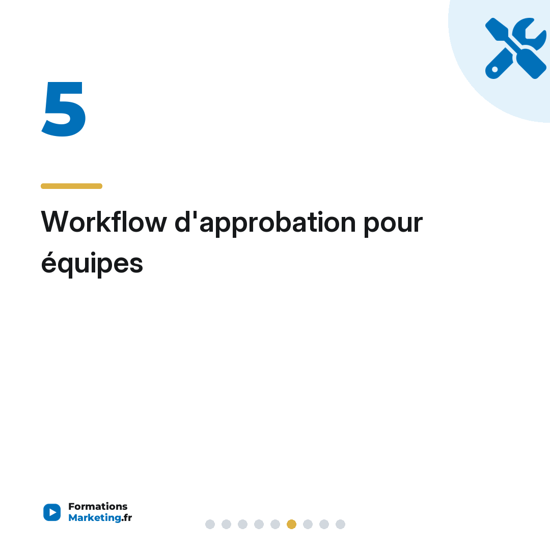 Workflow d'approbation pour équipes
