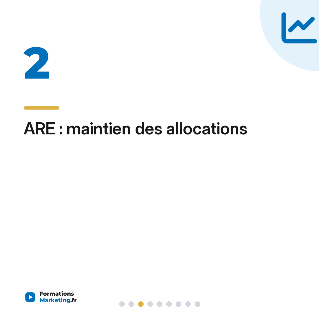 ARE : maintien des allocations