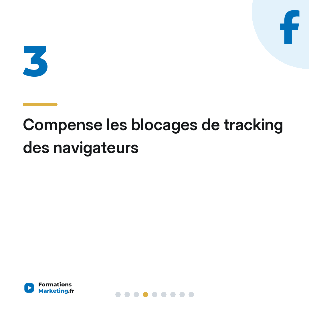Compense les blocages de tracking des navigateurs