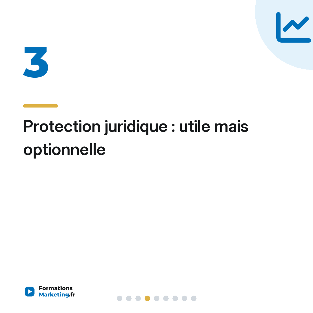 Protection juridique : utile mais optionnelle