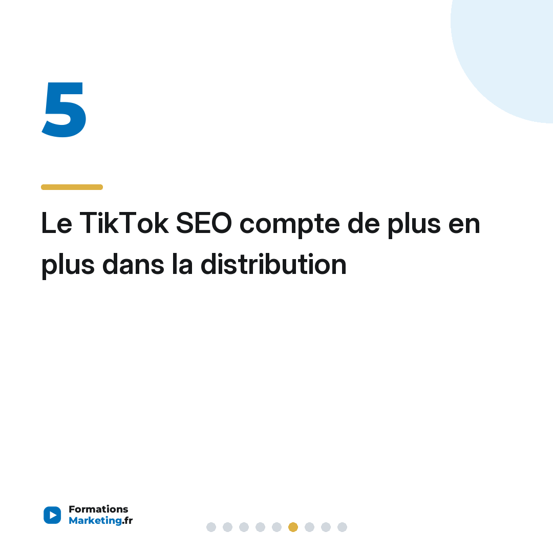 Le TikTok SEO compte de plus en plus dans la distribution