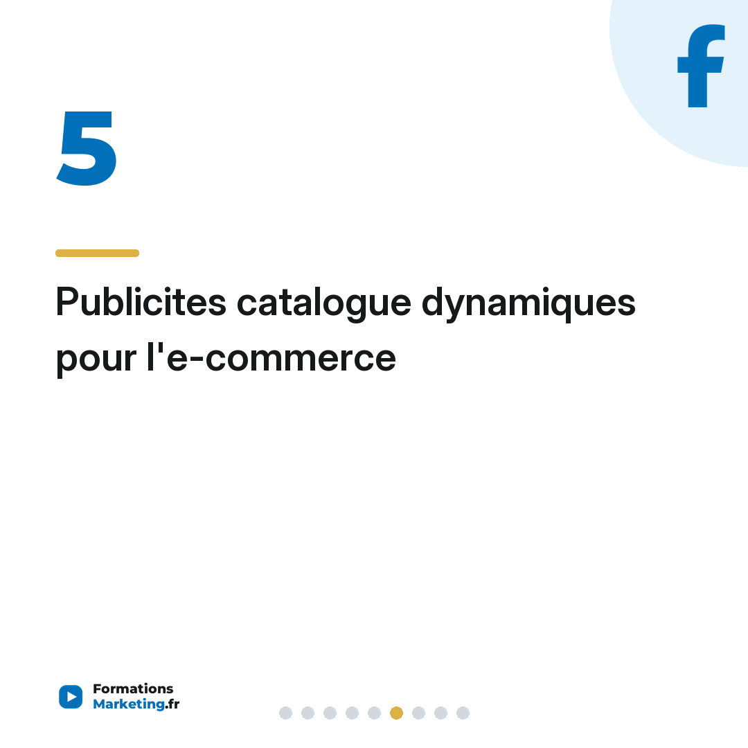 Publicites catalogue dynamiques pour l'e-commerce
