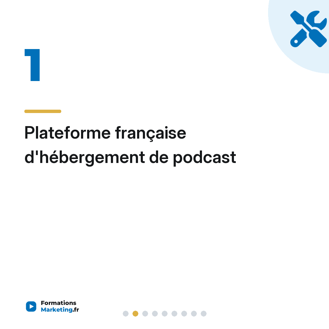 Plateforme française d'hébergement de podcast