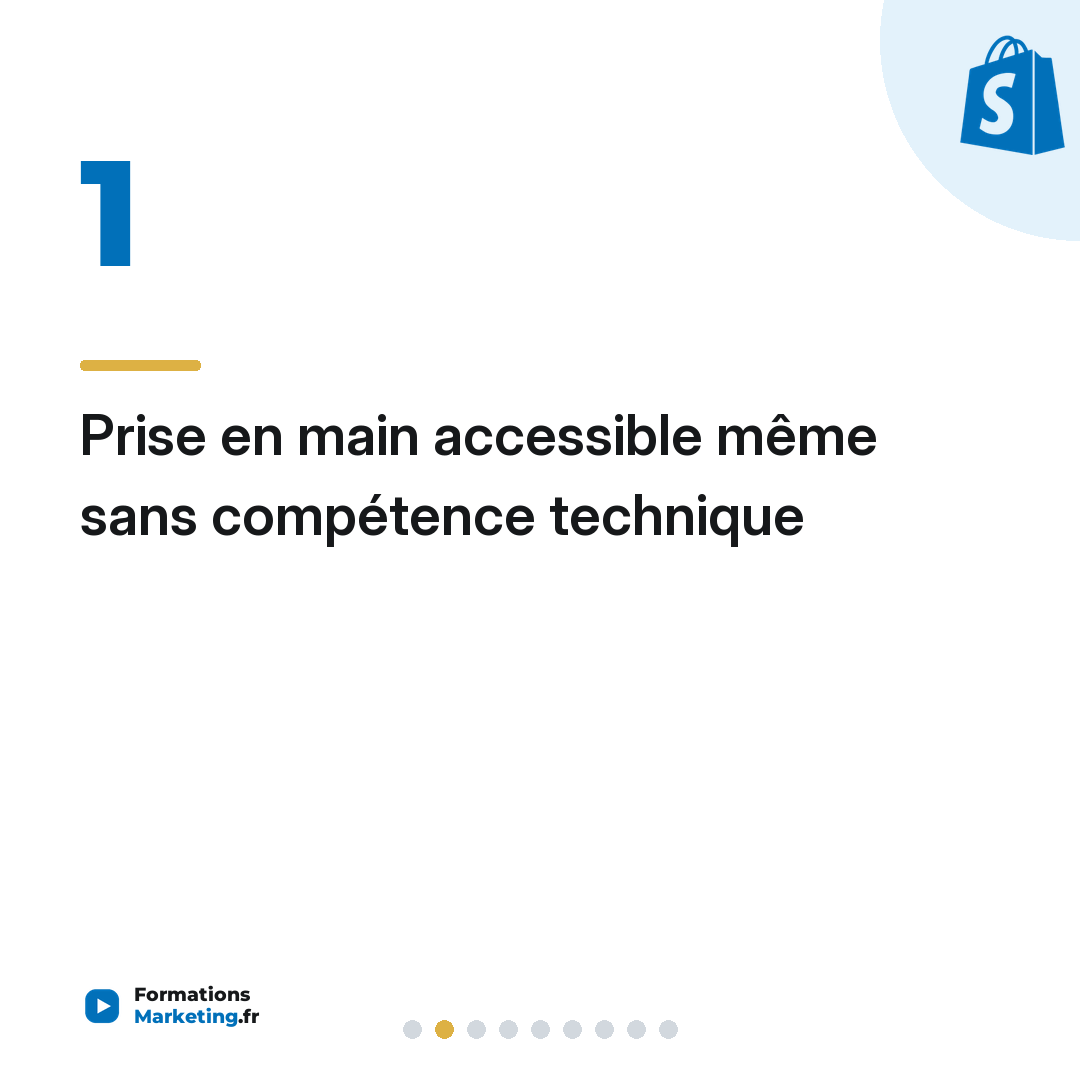 Prise en main accessible même sans compétence technique
