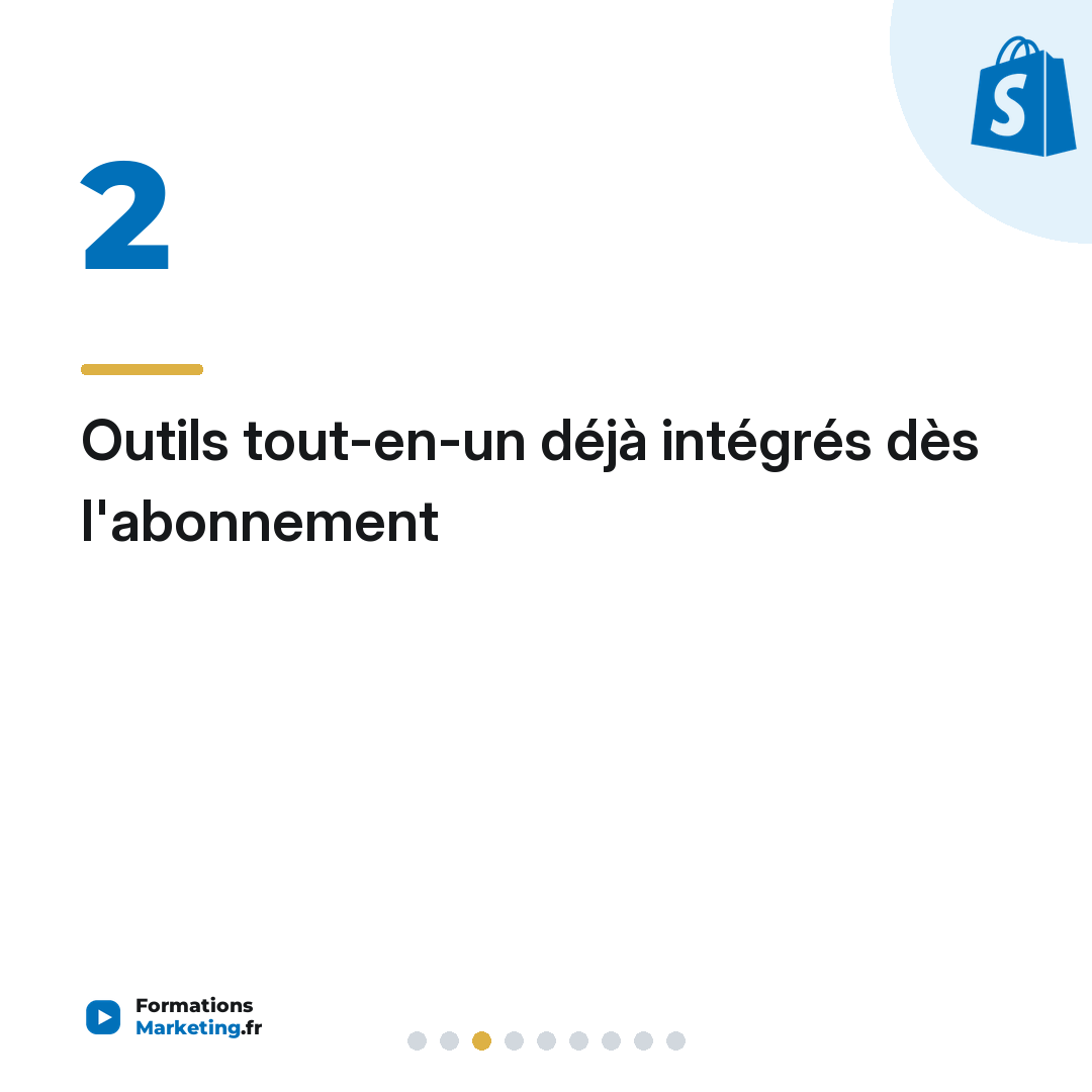 Outils tout-en-un déjà intégrés dès l'abonnement