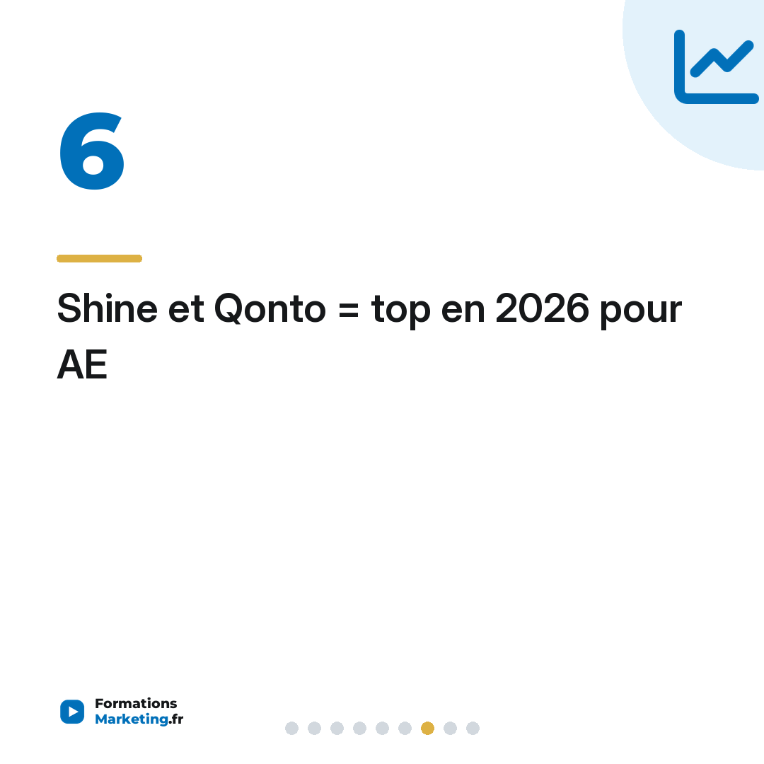 Shine et Qonto = top en 2026 pour AE