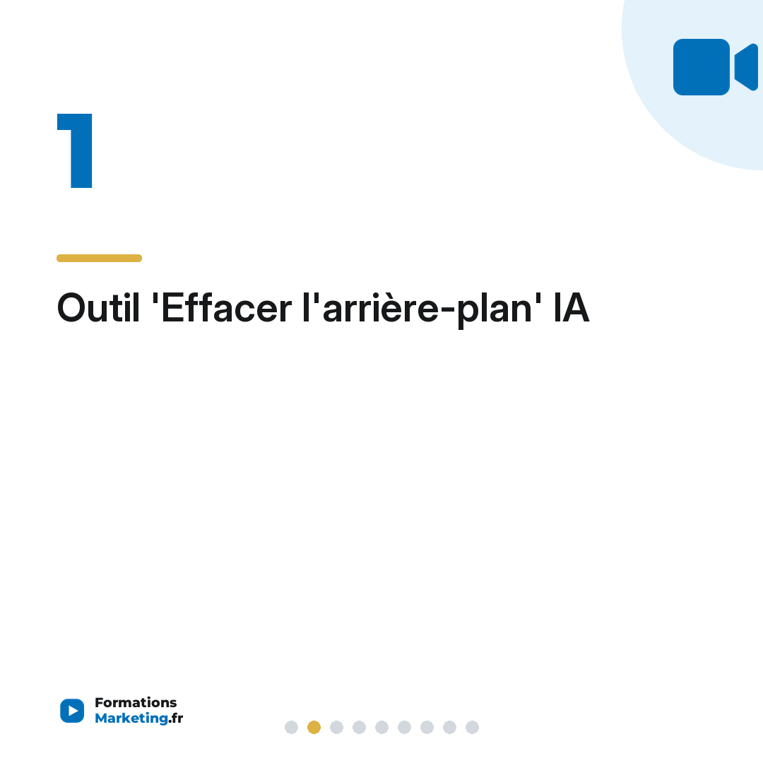 Outil 'Effacer l'arrière-plan' IA