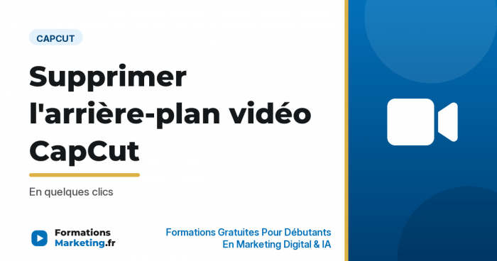 capcut bg vignette Supprimer l'arrière-plan vidéo CapCut : En quelques clics - formationsmarketing.fr