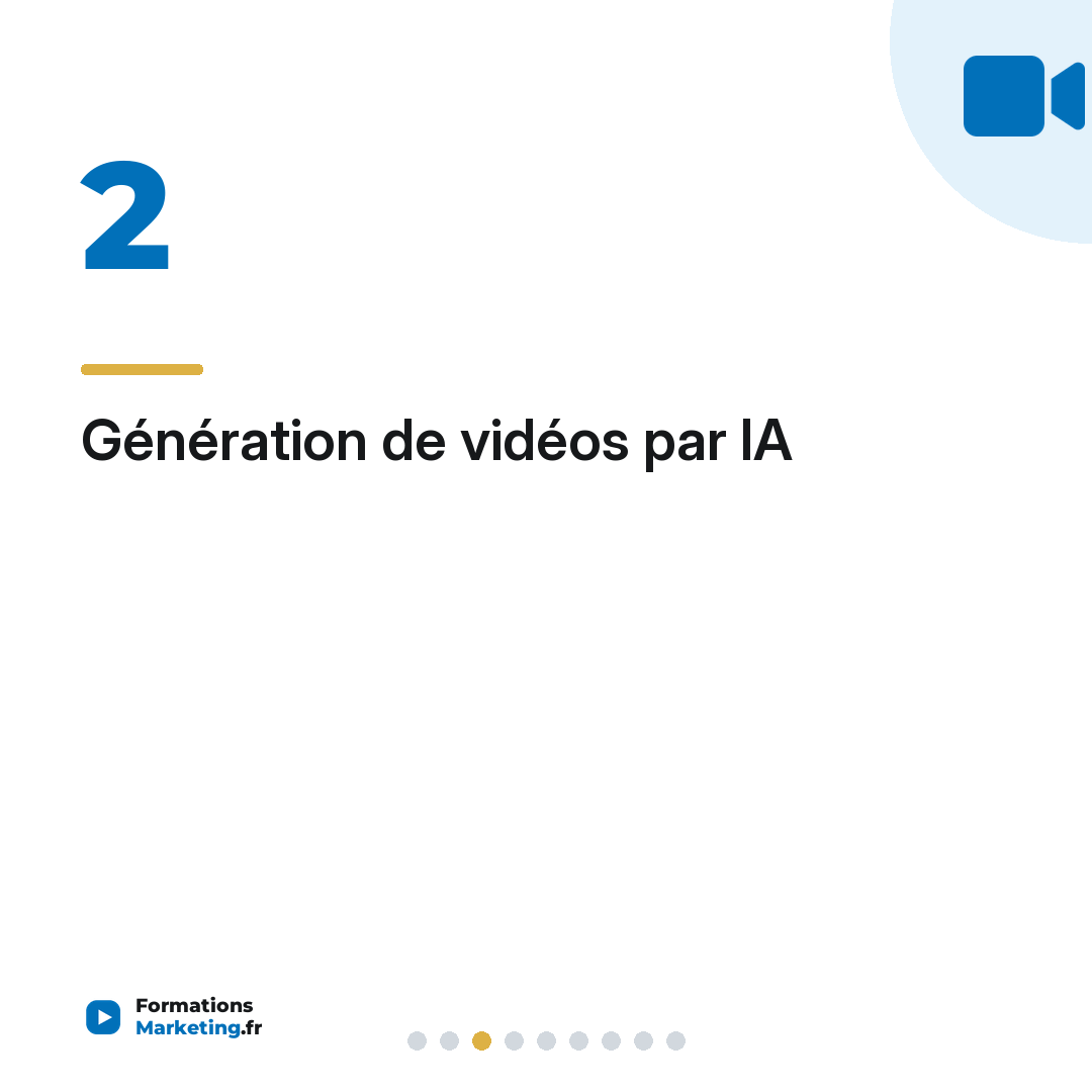 Génération de vidéos par IA