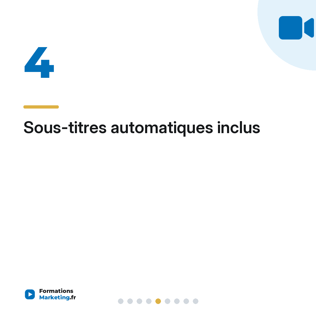 Sous-titres automatiques inclus