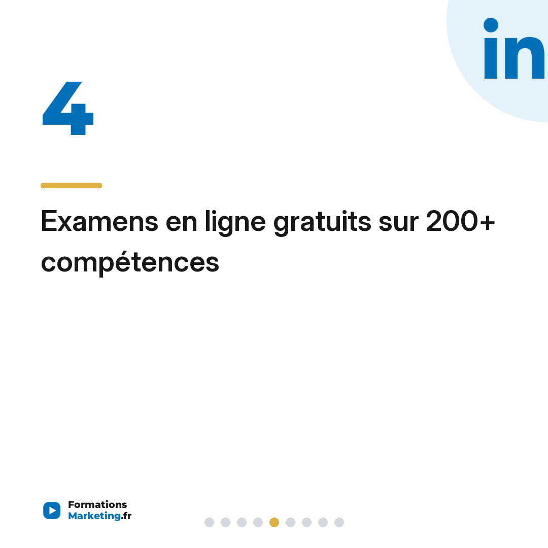 Examens en ligne gratuits sur 200+ compétences
