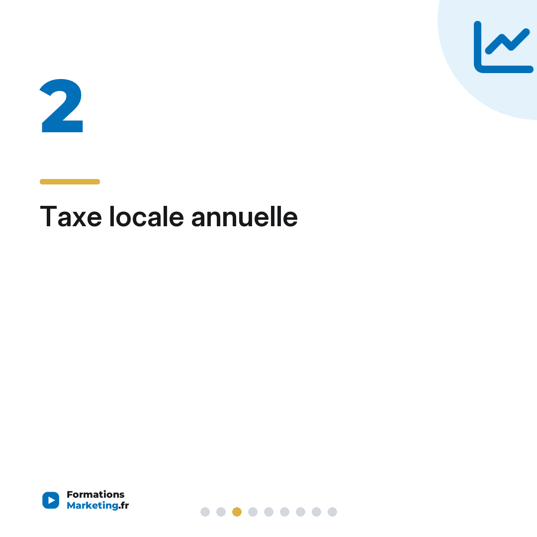 Taxe locale annuelle