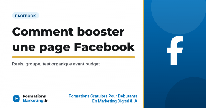 comment booster une page facebook vignette Comment booster une page Facebook, guide complet 2026 - formationsmarketing.fr