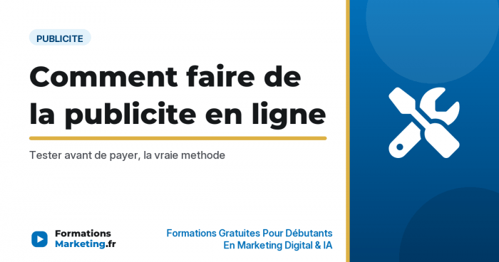 comment faire de la publicite en ligne vignette Comment faire de la publicite en ligne, Facebook TikTok Google Ads - formationsmarketing.fr