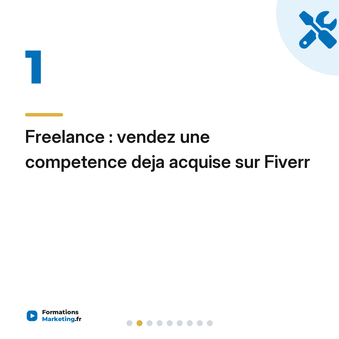Freelance : vendez une competence deja acquise sur Fiverr