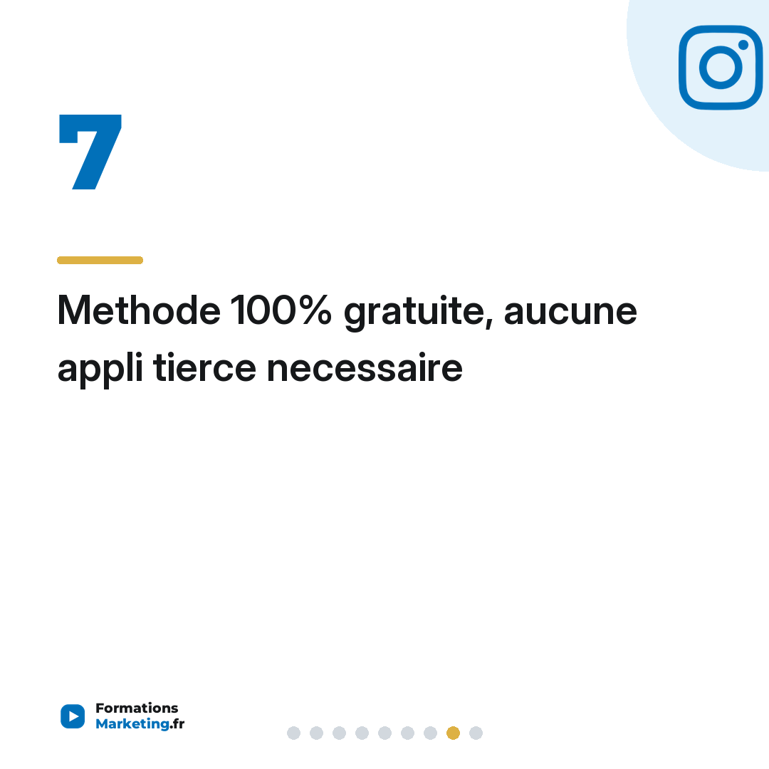 Methode 100% gratuite, aucune appli tierce necessaire