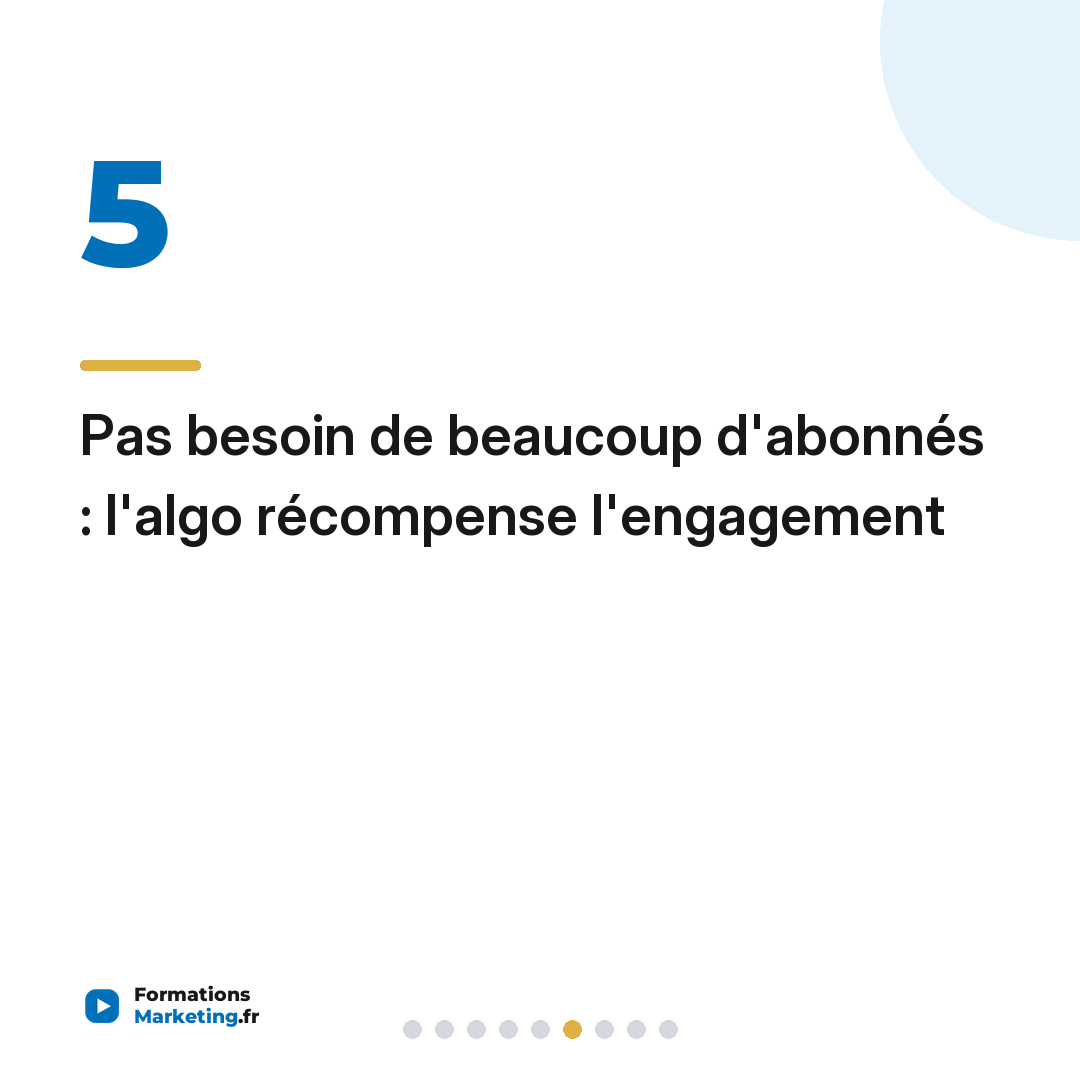 Pas besoin de beaucoup d'abonnés : l'algo récompense l'engagement