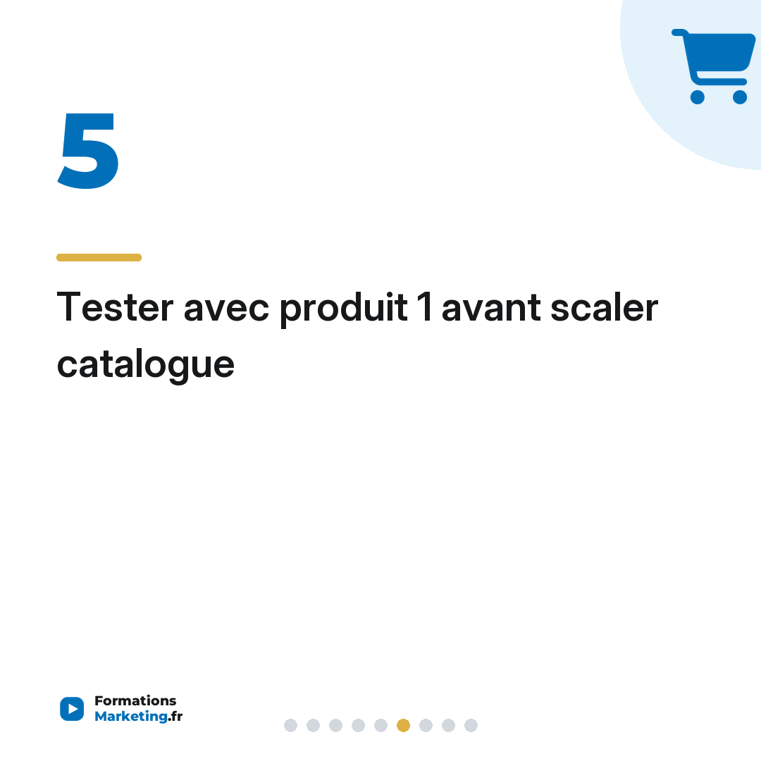 Tester avec produit 1 avant scaler catalogue