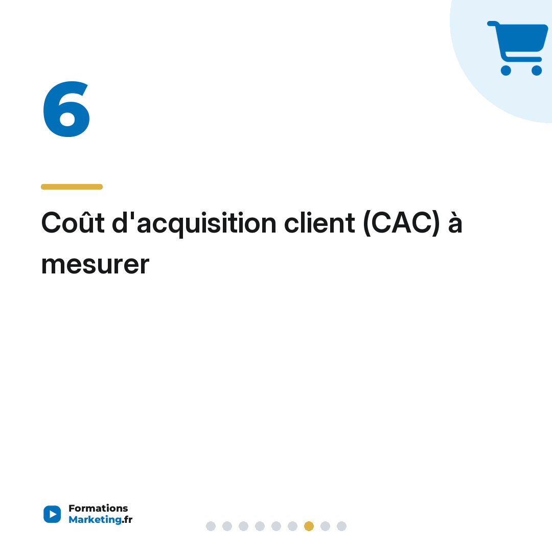 Coût d'acquisition client (CAC) à mesurer