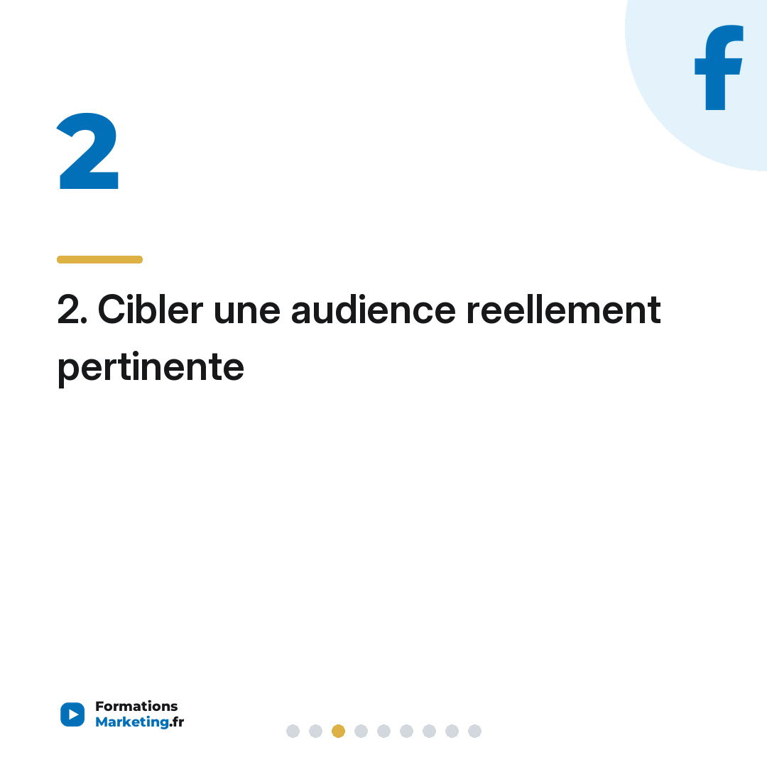 2. Cibler une audience reellement pertinente