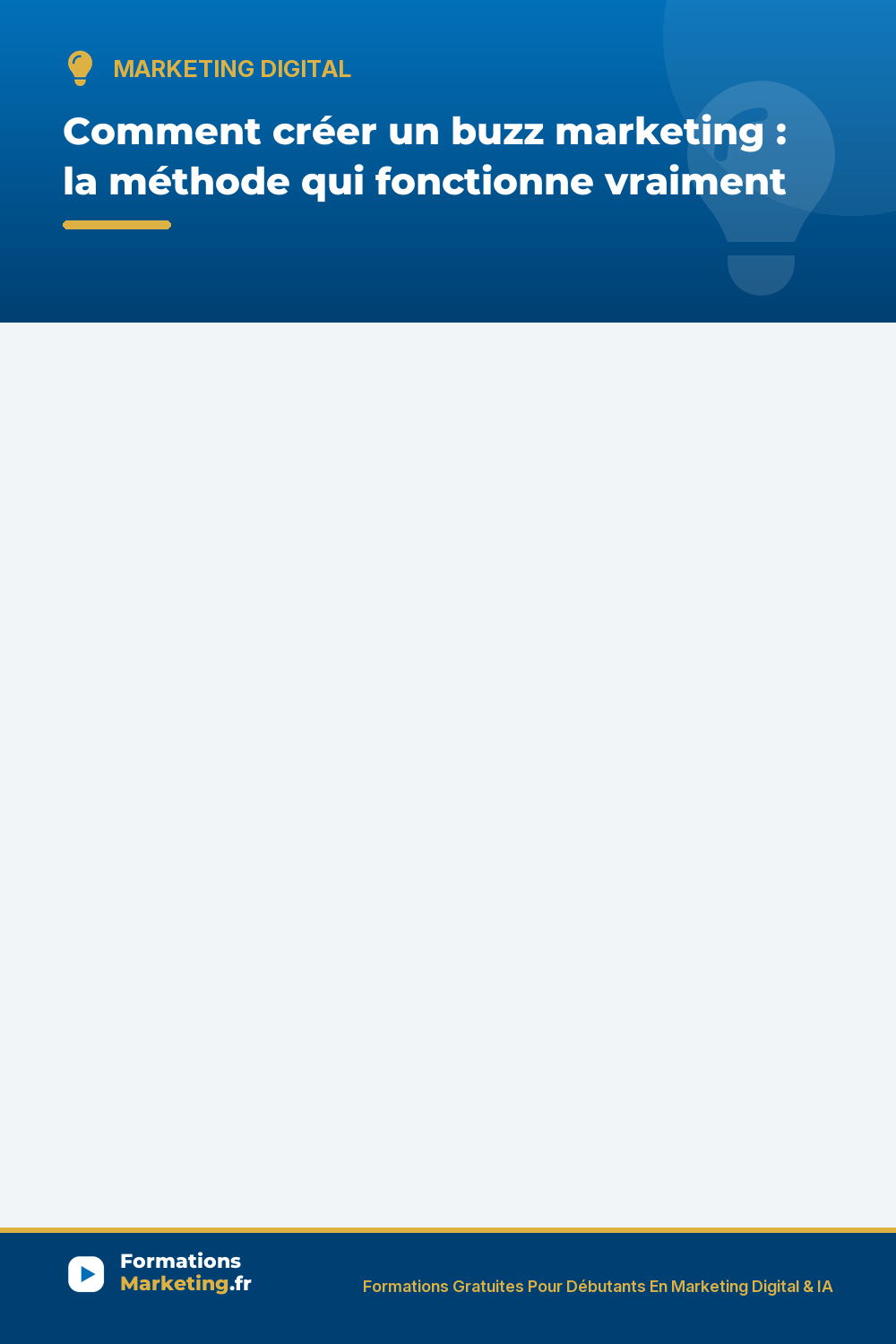 creer buzz marketing pinterest Buzz marketing : idee simple testee en organique, bon timing, contenu facile a partager, amplifier avec du budget ce qui marche deja