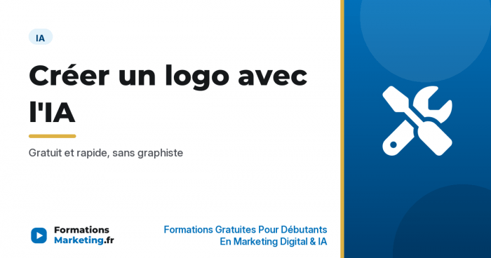 Créer un logo avec l'IA gratuitement et sans graphiste - formationsmarketing.fr