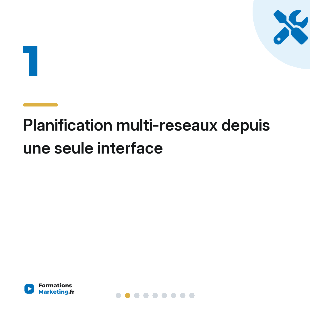 Planification multi-reseaux depuis une seule interface