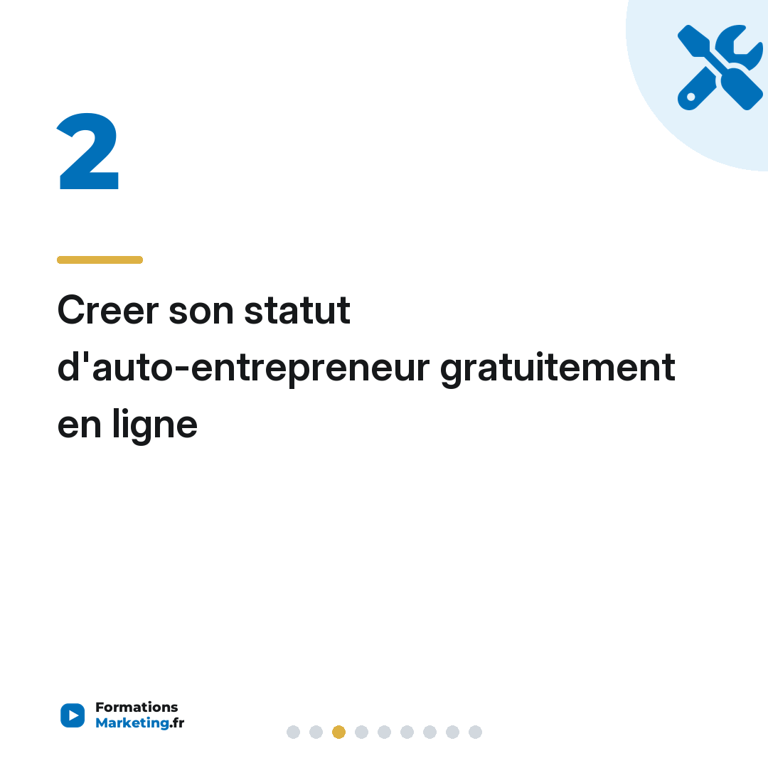 Creer son statut d'auto-entrepreneur gratuitement en ligne