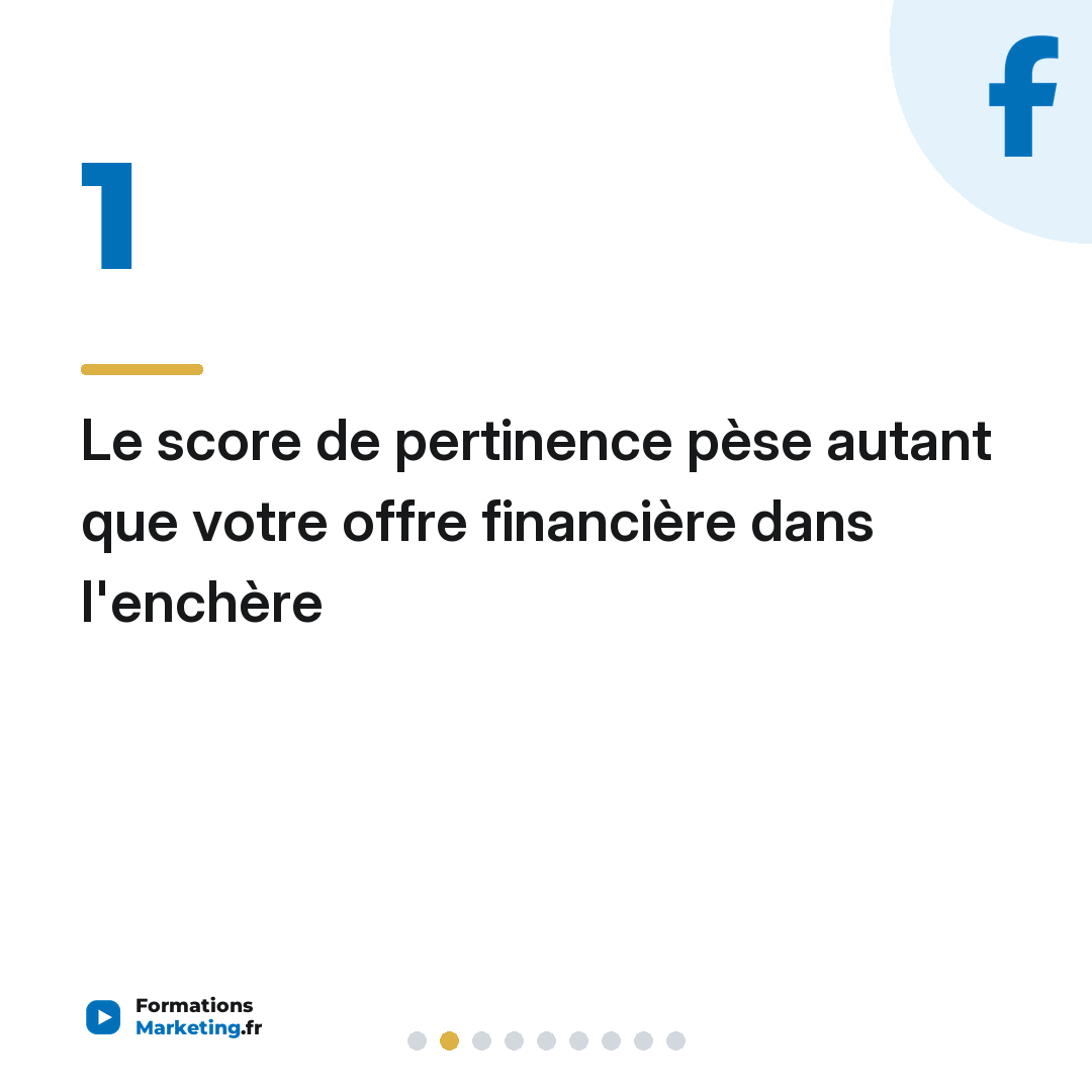Le score de pertinence pèse autant que votre offre financière dans l'enchère
