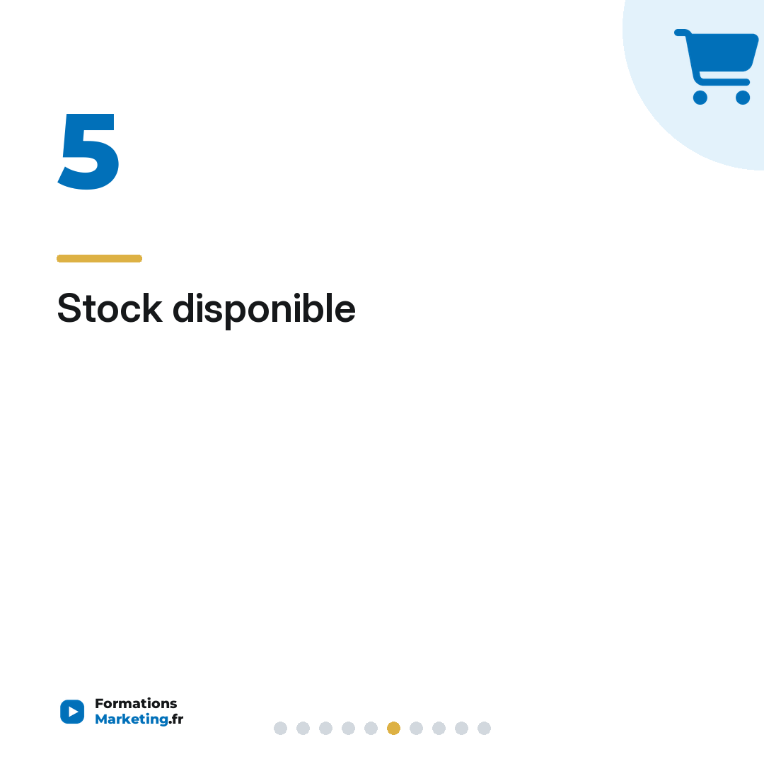 Stock disponible