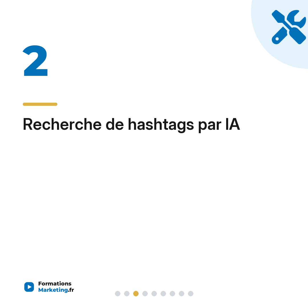 Recherche de hashtags par IA