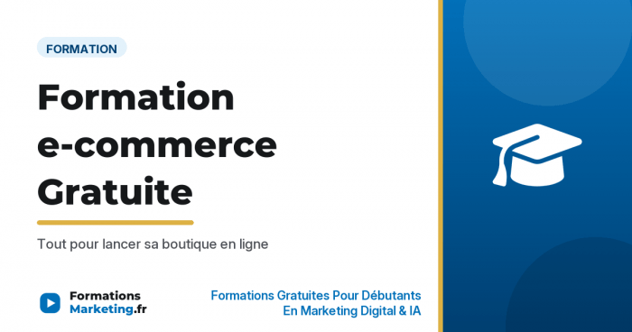Formation e-commerce Gratuite : Tout pour lancer sa boutique en ligne - formationsmarketing.fr
