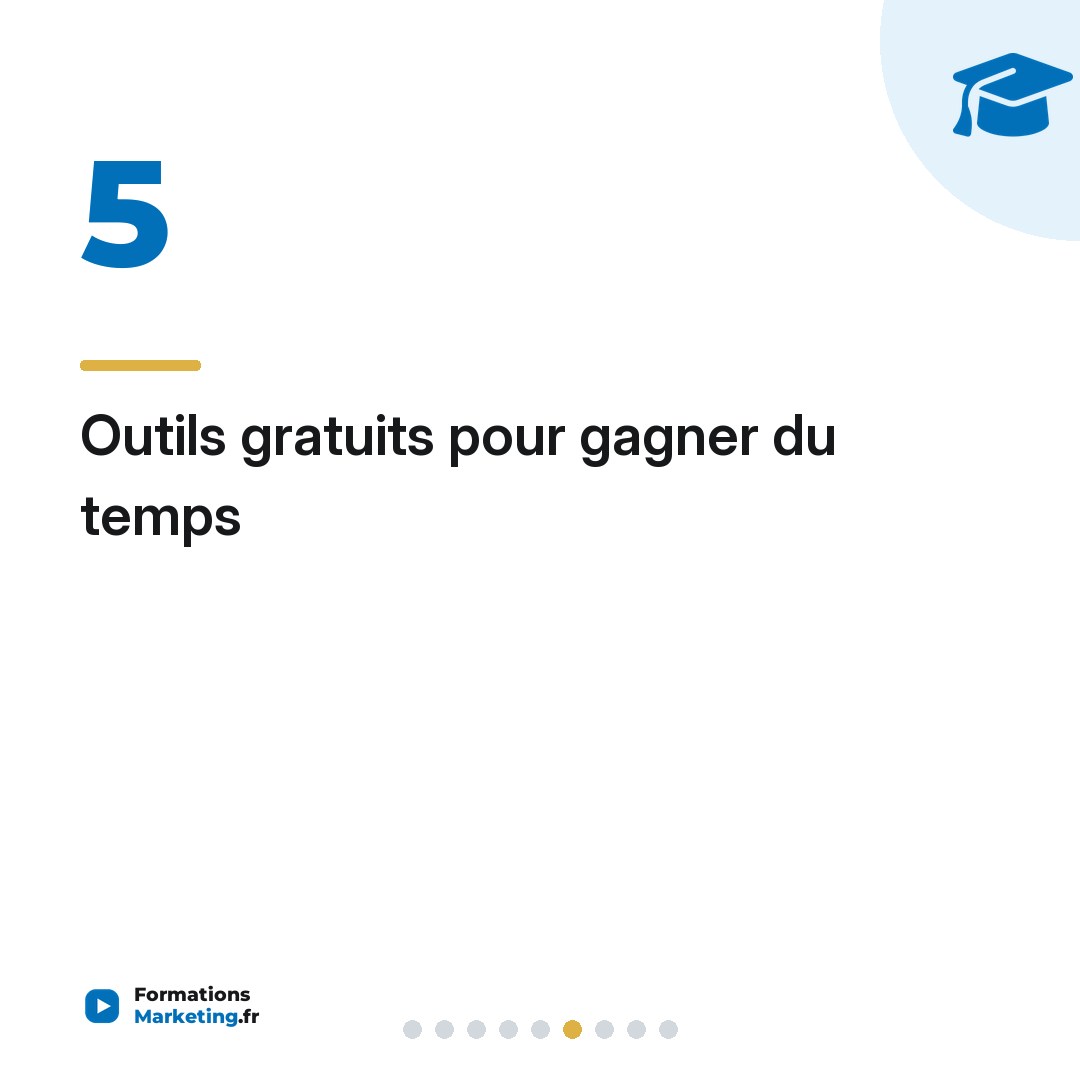 Outils gratuits pour gagner du temps