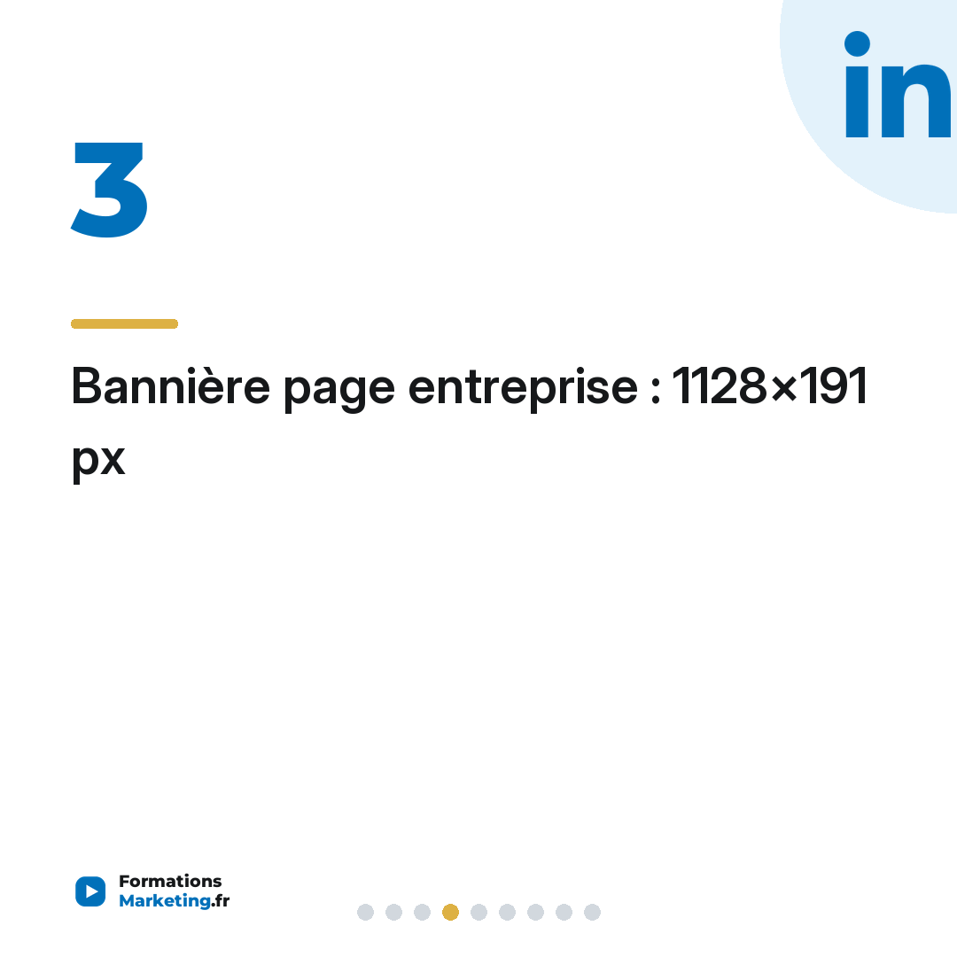 Bannière page entreprise : 1128×191 px