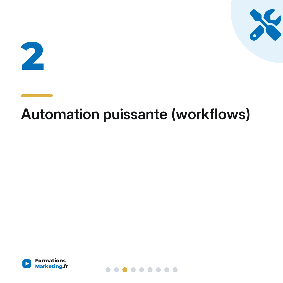 Automation puissante (workflows)