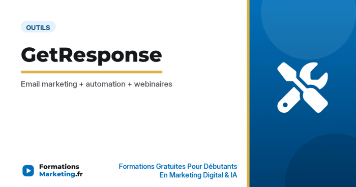 GetResponse : Email marketing + automation + webinaires - formationsmarketing.fr
