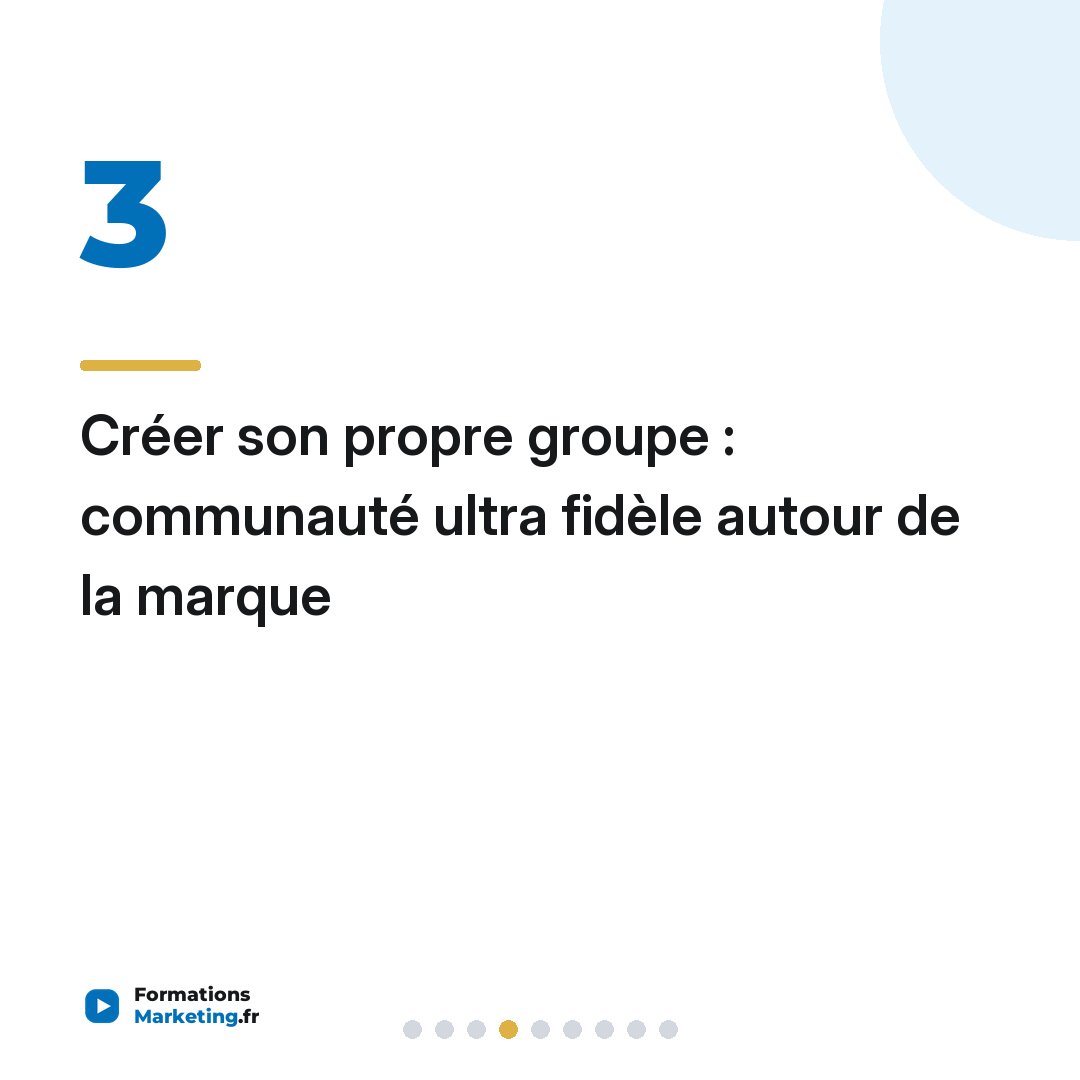 Créer son propre groupe : communauté ultra fidèle autour de la marque