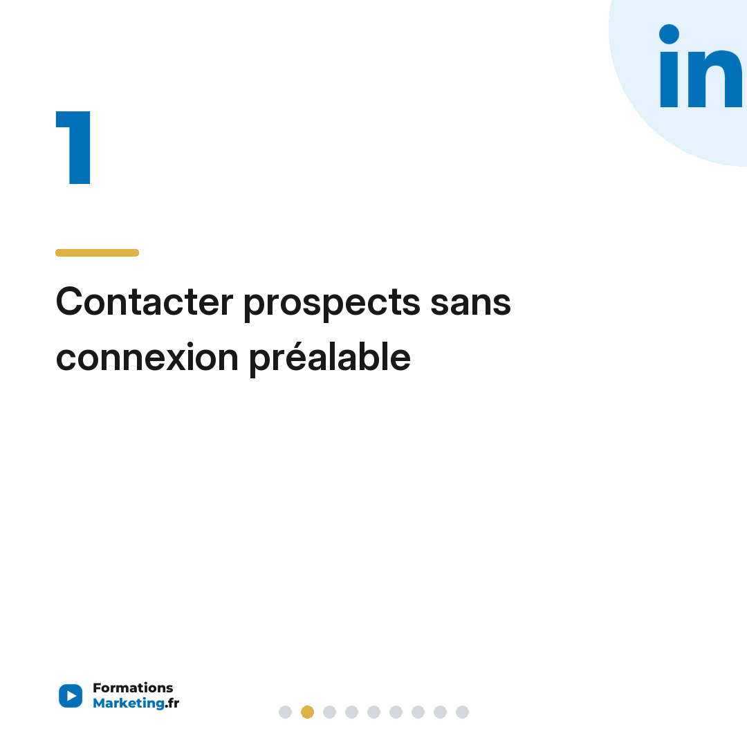 Contacter prospects sans connexion préalable