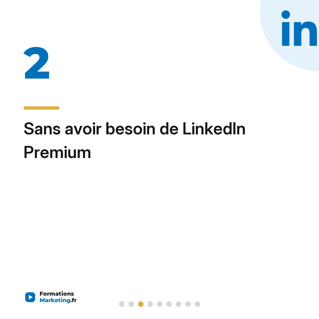 Sans avoir besoin de LinkedIn Premium