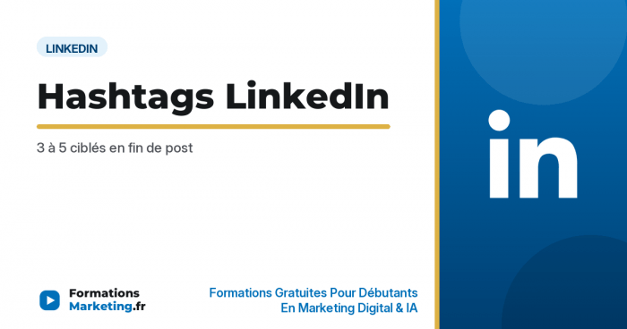 Utiliser les hashtags LinkedIn pour la visibilité - formationsmarketing.fr