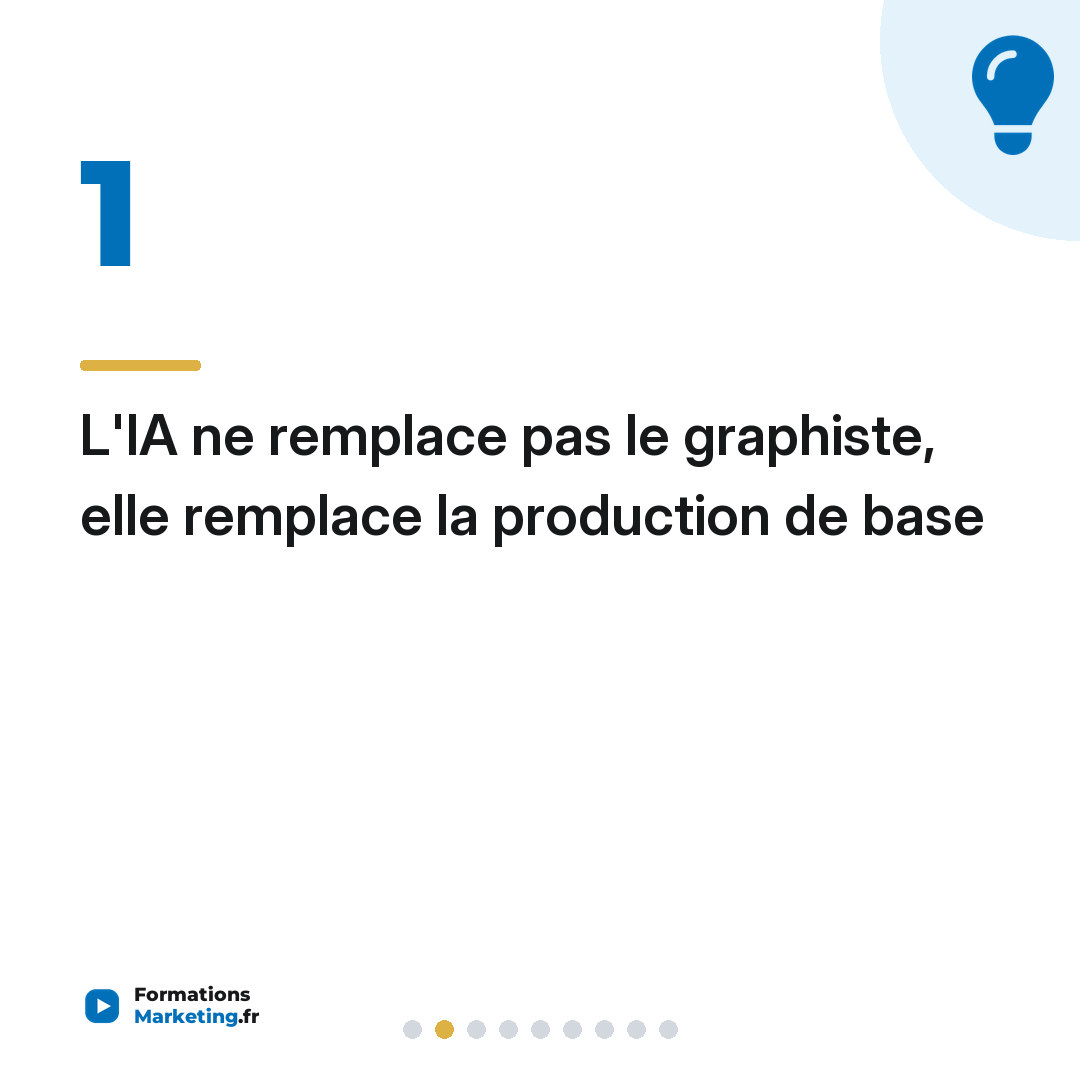 L'IA ne remplace pas le graphiste, elle remplace la production de base
